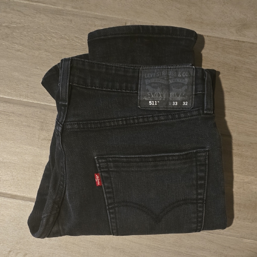 Levi's 511 Black Slim Jeans Classic Style
